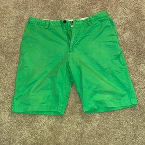 Mens 33 waist banana republic lime green golf shorts